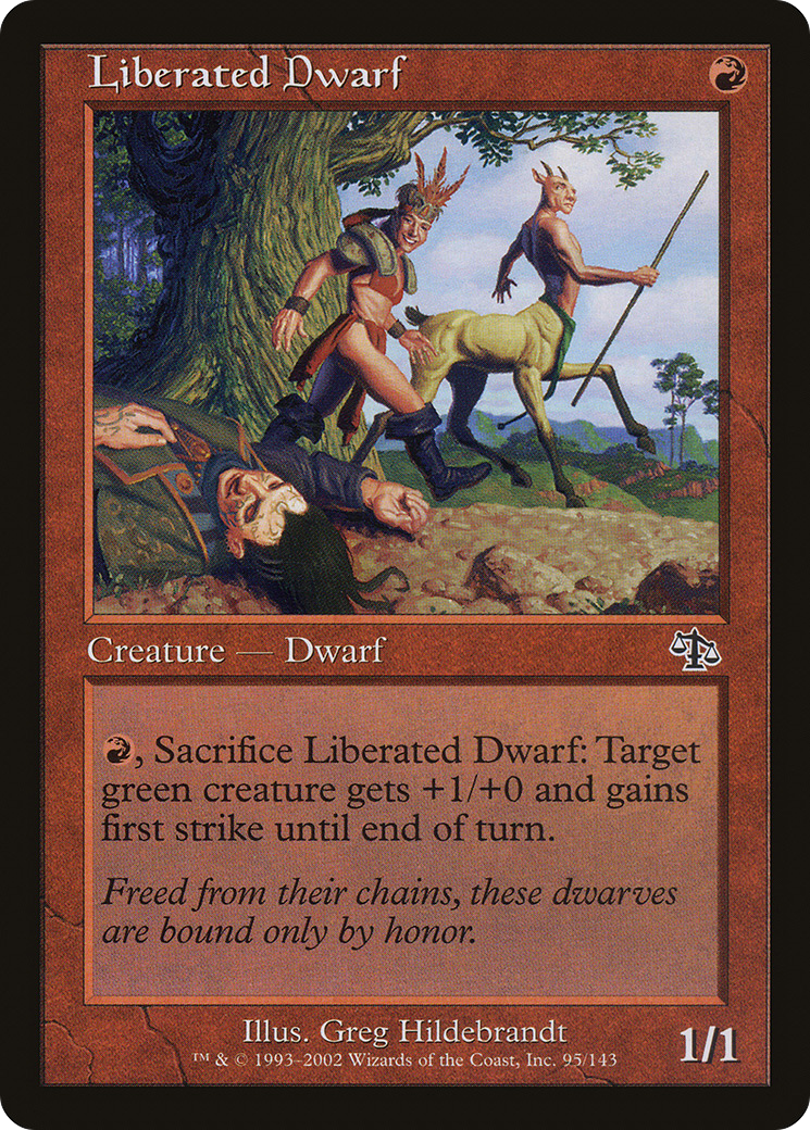 Liberated Dwarf (JUD-095)  Foil - Judgment