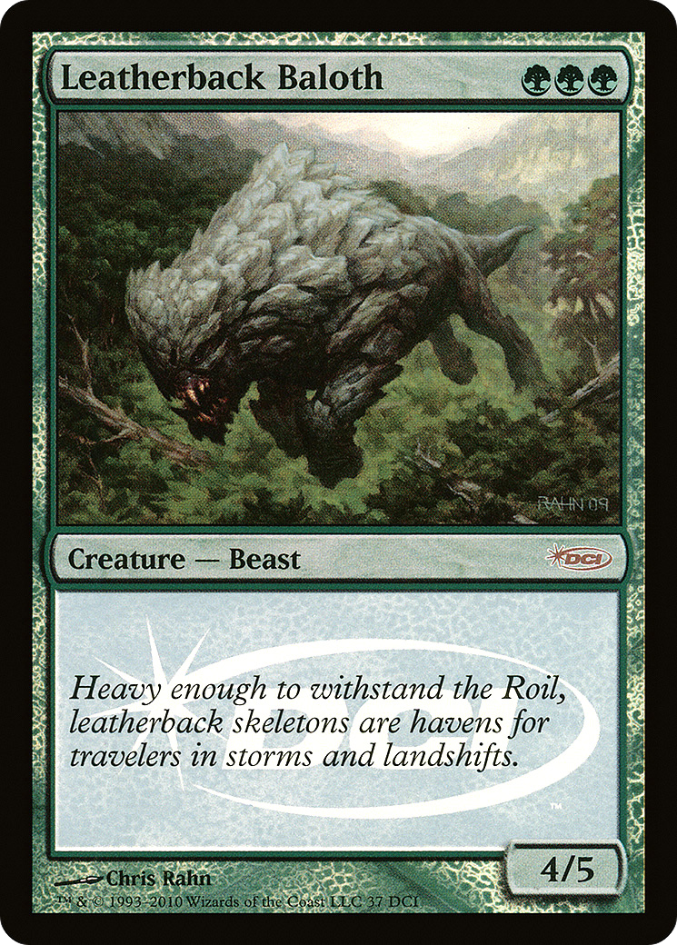 Leatherback Baloth (WPN-037)  Foil - DCI Promos
