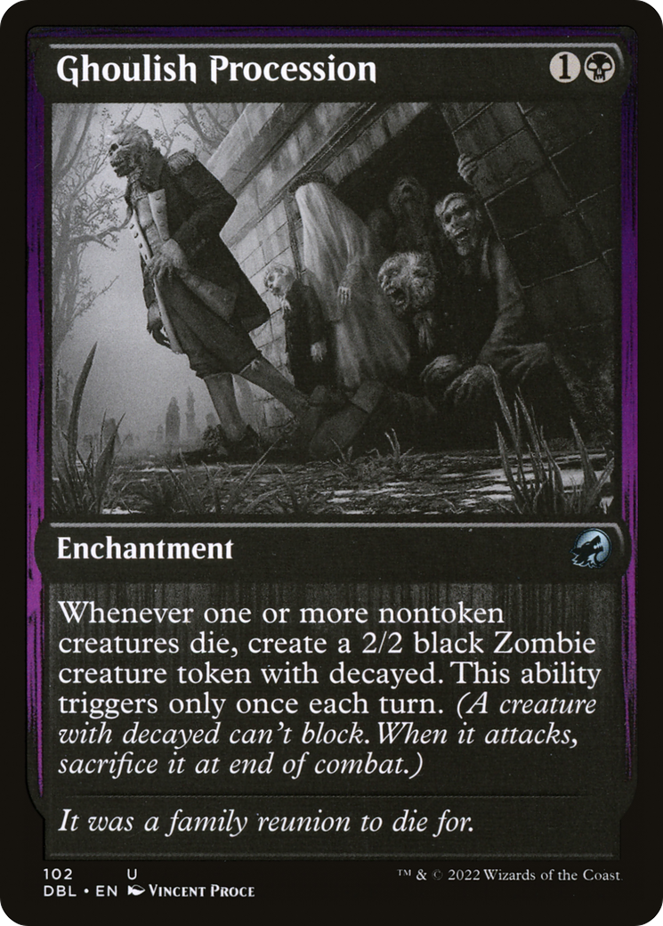 Ghoulish Procession (DBL-102)  - Innistrad: Double Feature