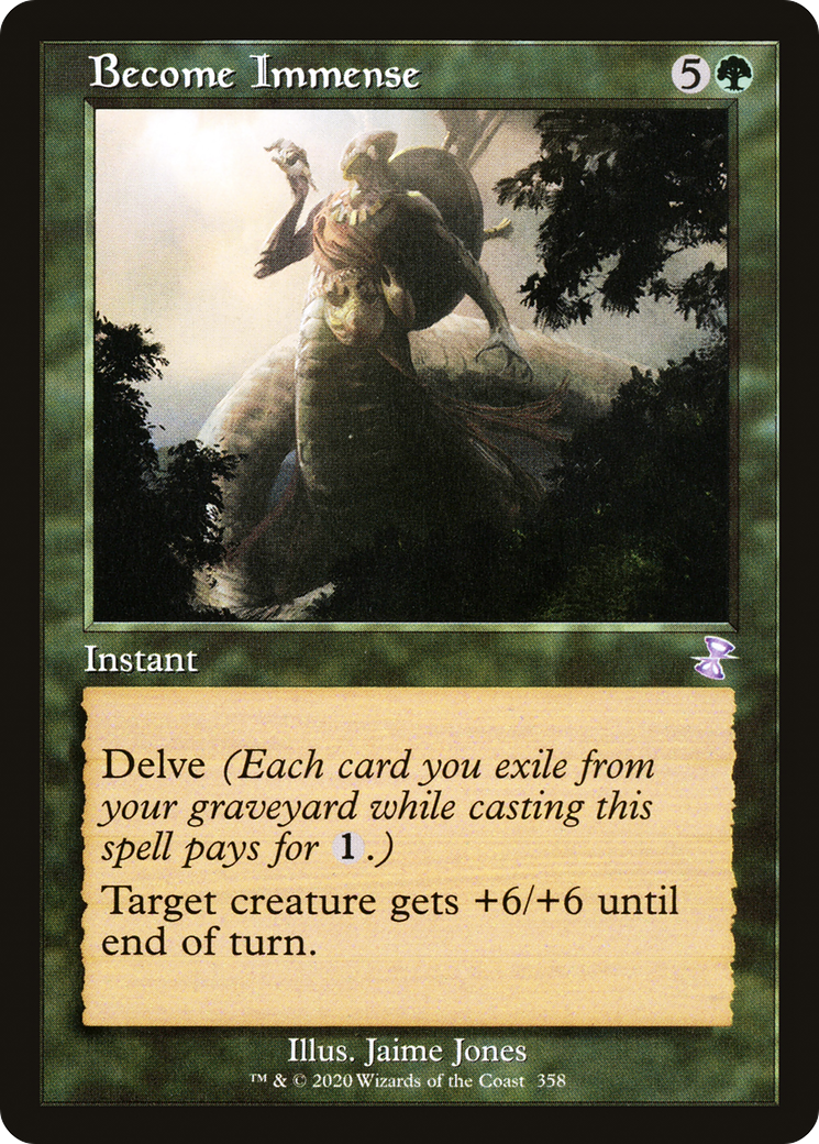 Become Immense (TSR-358)  Foil - Time Spiral Remastered