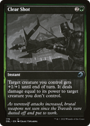 Clear Shot (DBL-176)  Foil - Innistrad: Double Feature