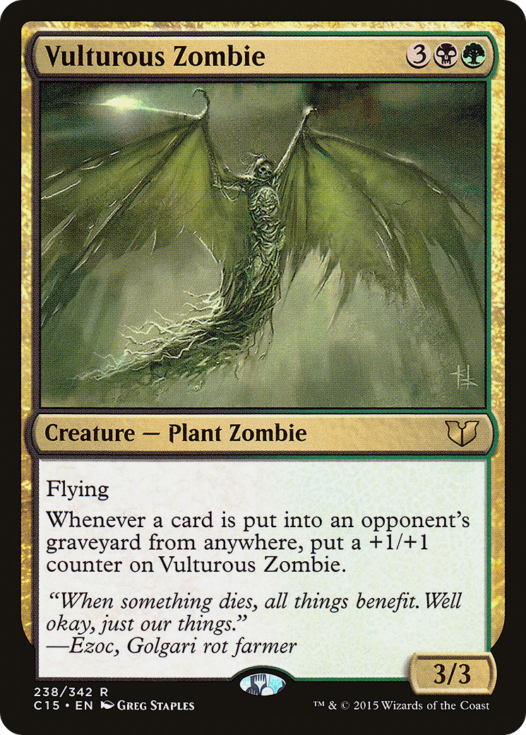 Vulturous Zombie (C15-238)  - Commander 2015