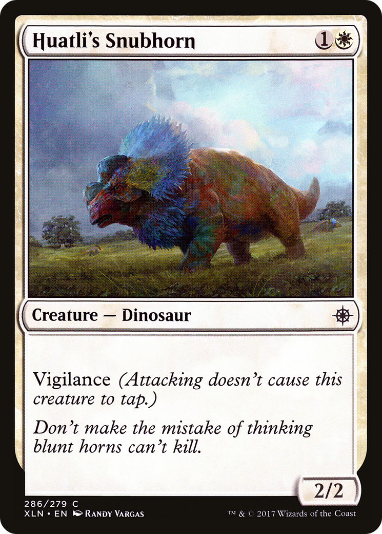 Huatli's Snubhorn (XLN-286)  Foil - Ixalan