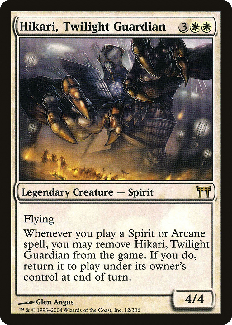 Hikari, Twilight Guardian (CHK-012)  Foil - Champions of Kamigawa