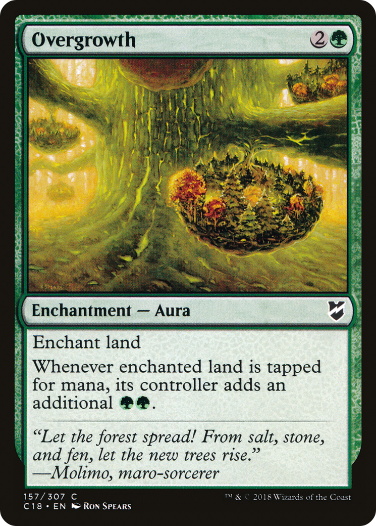 Overgrowth (C18-157)  - Commander 2018