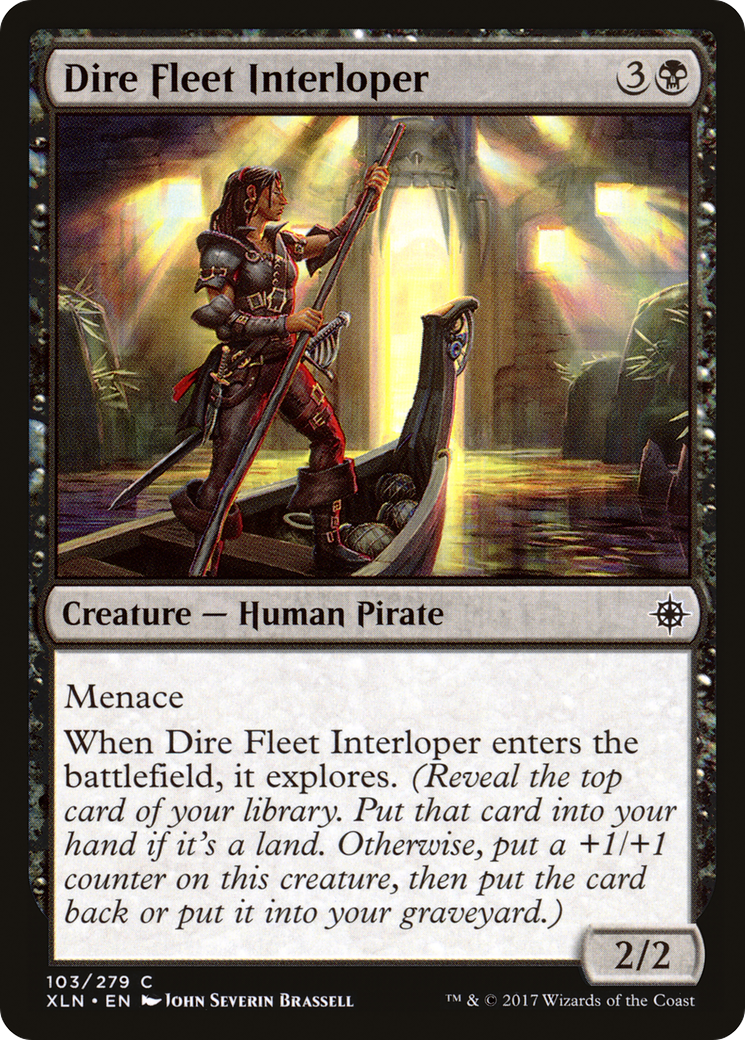 Dire Fleet Interloper (XLN-103)  - Ixalan