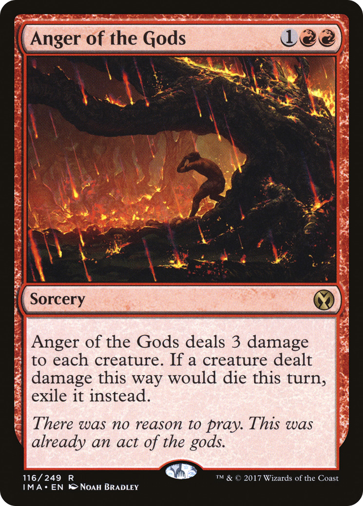Anger of the Gods (IMA-116)  Foil - Iconic Masters