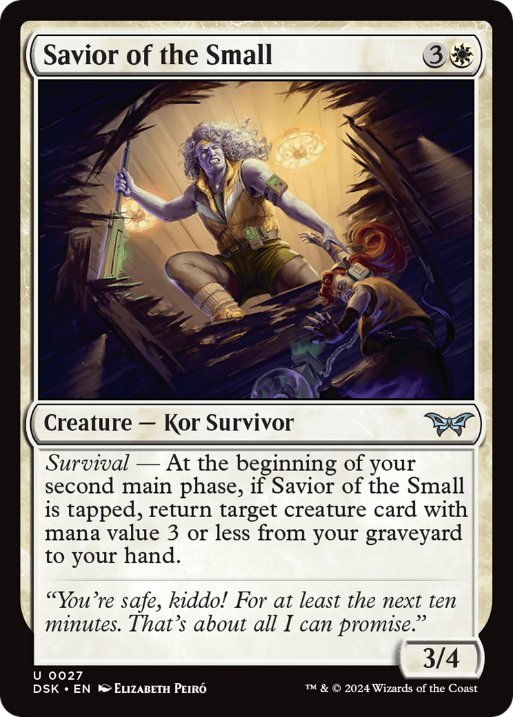 Savior of the Small (DSK-027)  Foil - Duskmourn: House of Horror