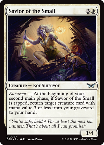 Savior of the Small (DSK-027)  Foil - Duskmourn: House of Horror