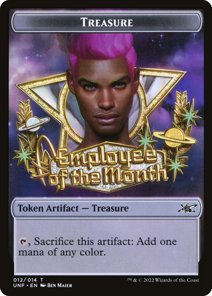 Treasure Token (012) (UNF-012) - Unfinity Tokens Foil