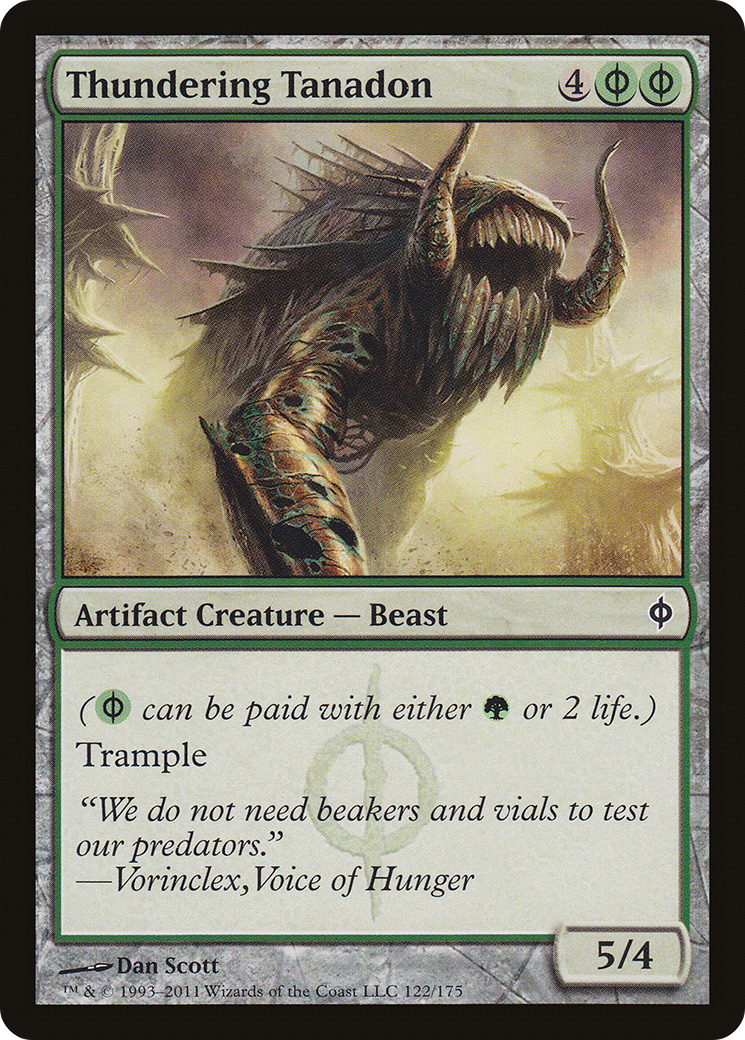 Thundering Tanadon (NPH-122)  Foil - New Phyrexia