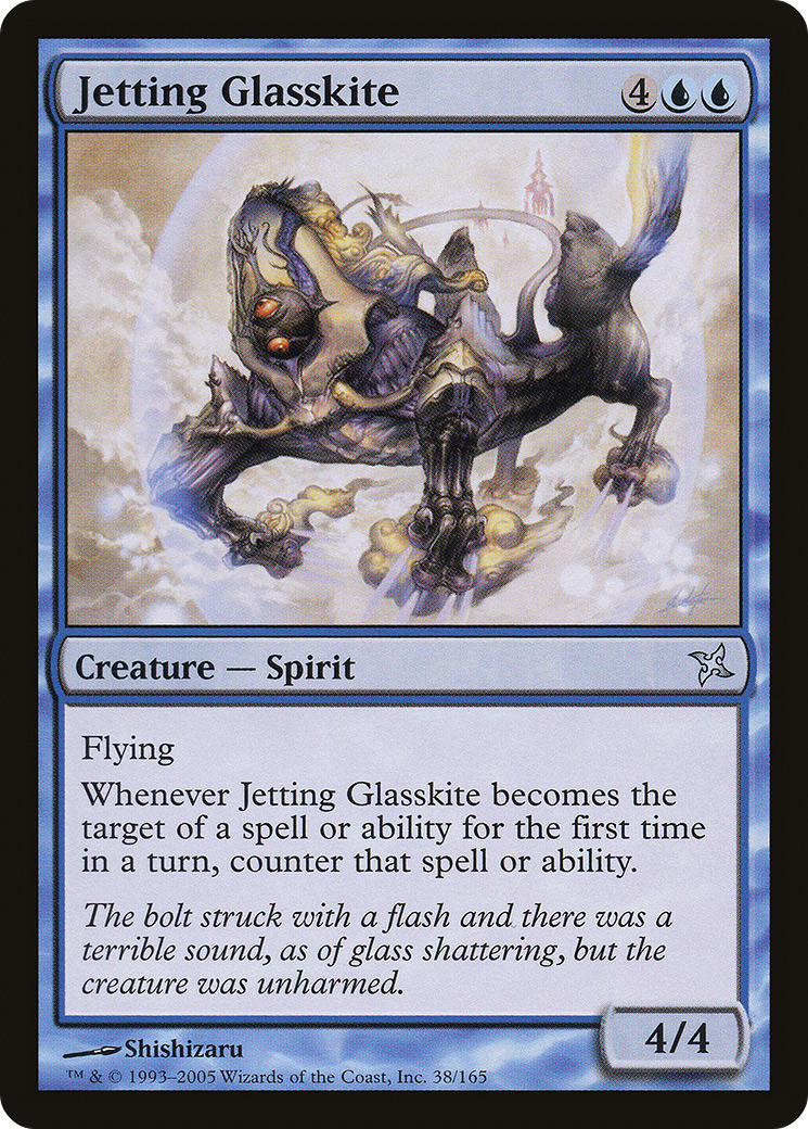 Jetting Glasskite (BOK-038) - Betrayers of Kamigawa Foil