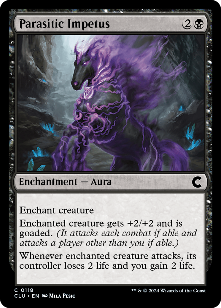 Parasitic Impetus (CLU-118)  - Ravnica: Clue Edition