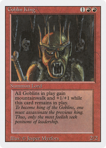 Goblin King (3ED-)  - Revised Edition