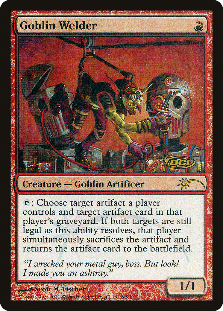 Goblin Welder (JDG-008)  Foil - Judge Gift Cards 2011