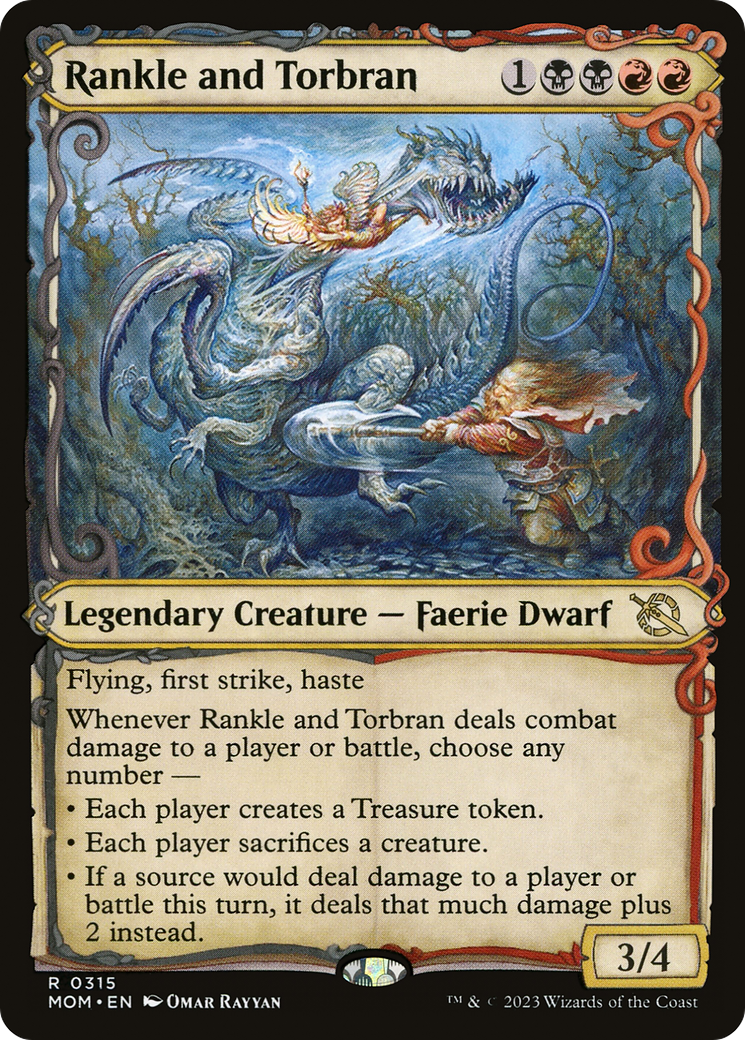 Rankle and Torbran (Showcase) (MOM-315)  - March of the Machine: (Showcase)