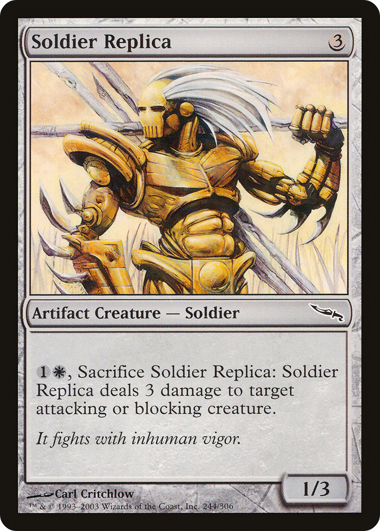 Soldier Replica (MRD-244)  - Mirrodin