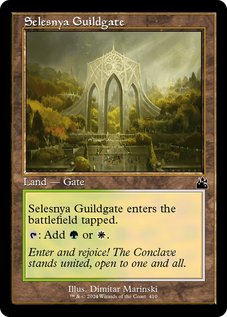 Selesnya Guildgate (Retro Frame) (RVR-410)  - Ravnica Remastered