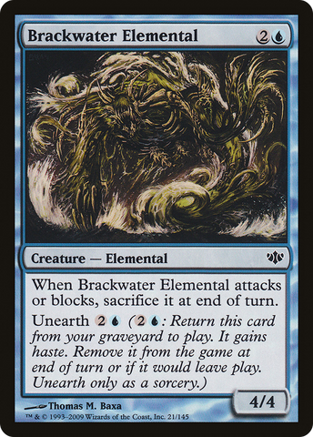 Brackwater Elemental (CON-021)  - Conflux