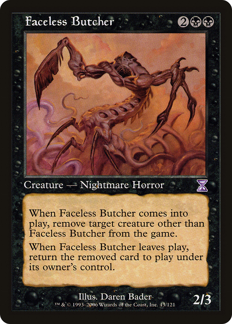 Faceless Butcher (TSB-043)  Foil - Time Spiral Timeshifted
