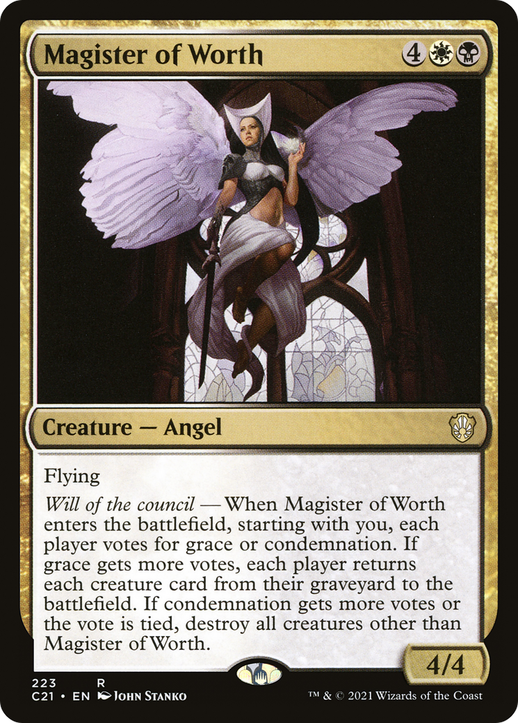 Magister of Worth (C21-223)  - Commander 2021