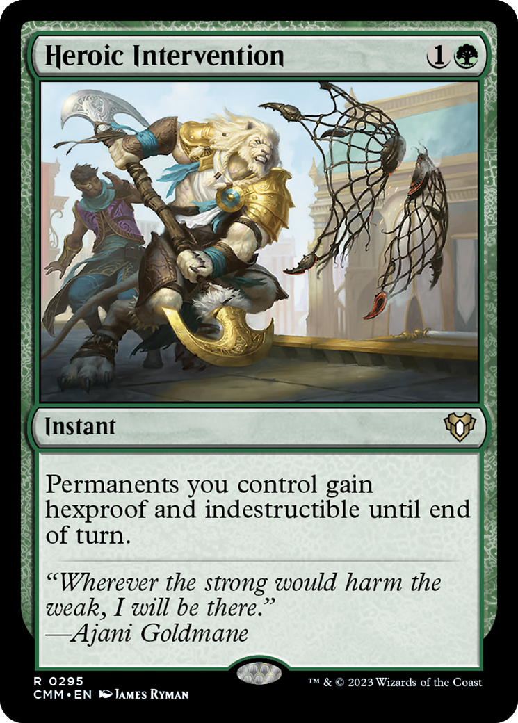 Heroic Intervention (CMM-295)  - Commander Masters