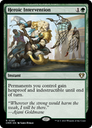 Heroic Intervention (CMM-295)  Foil - Commander Masters