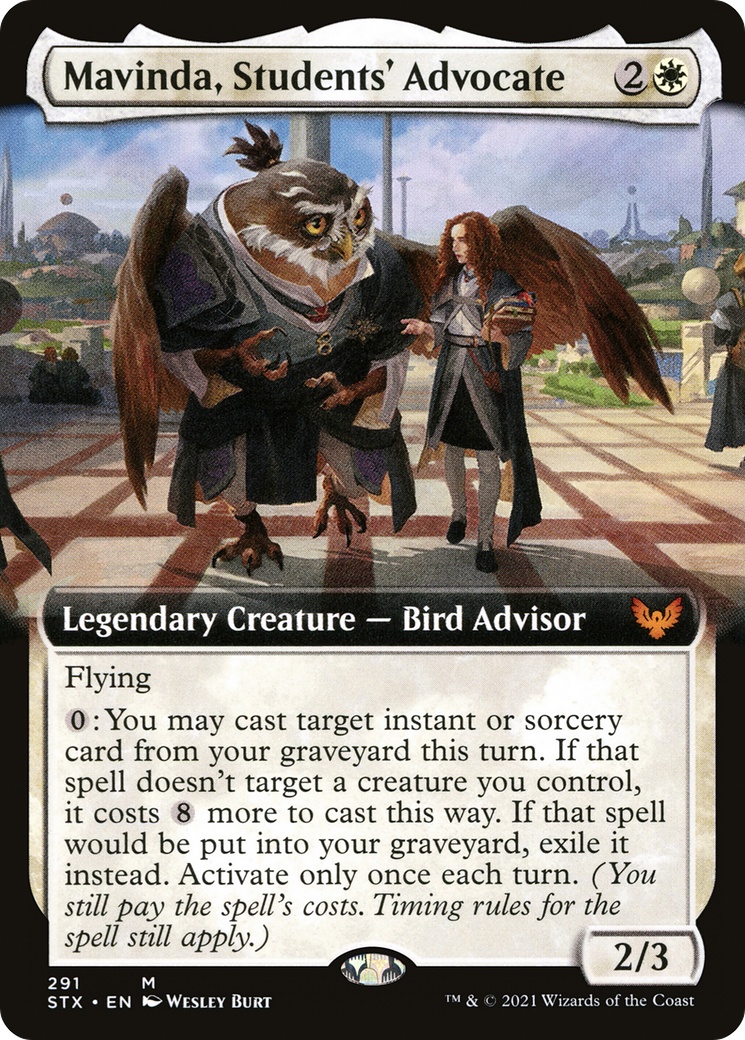Mavinda, Students' Advocate (Extended Art) (STX-291)  Foil - Strixhaven: School of Mages: (Extended Art)