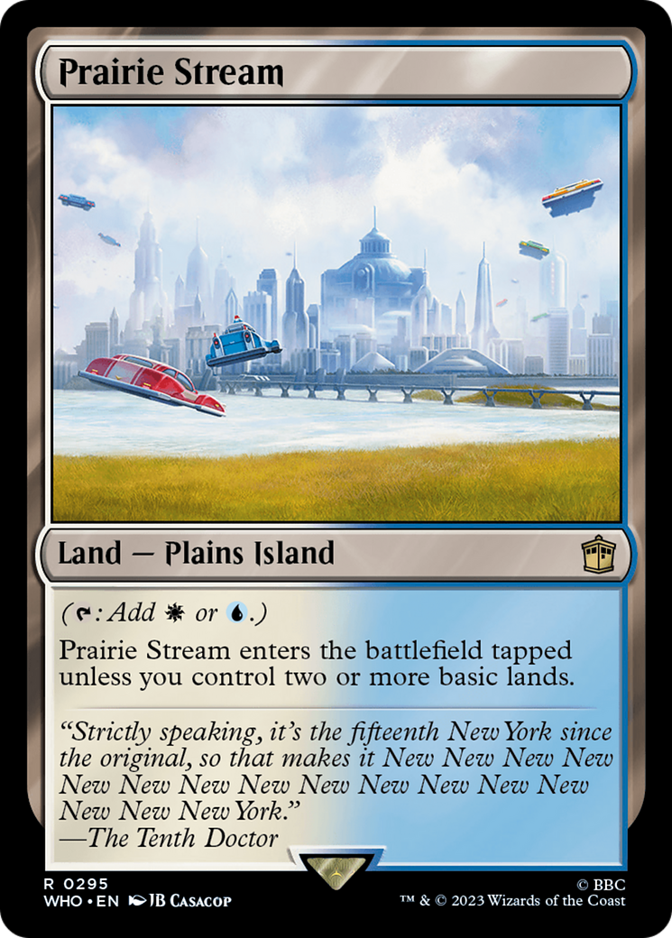 Prairie Stream (WHO-295)  Foil - Doctor Who