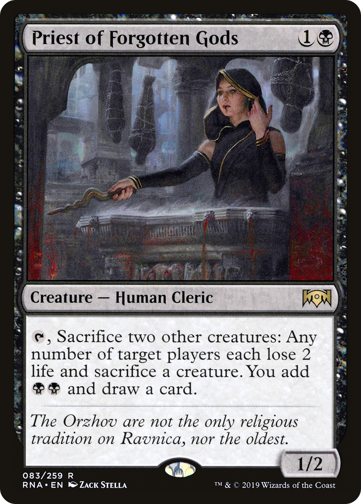 Priest of Forgotten Gods (RNA-083)  - Ravnica Allegiance