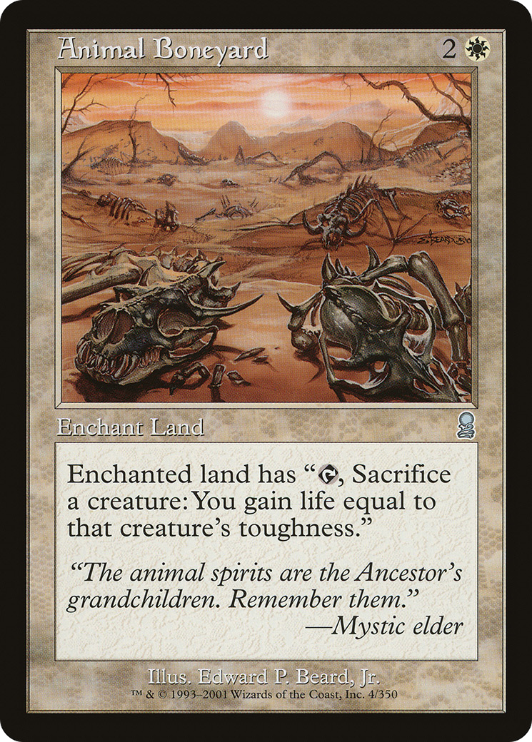 Animal Boneyard (ODY-004)  Foil - Odyssey