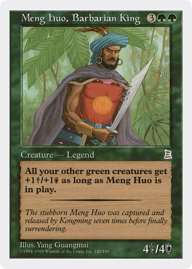 Meng Huo, Barbarian King (PTK-142)  - Portal Three Kingdoms