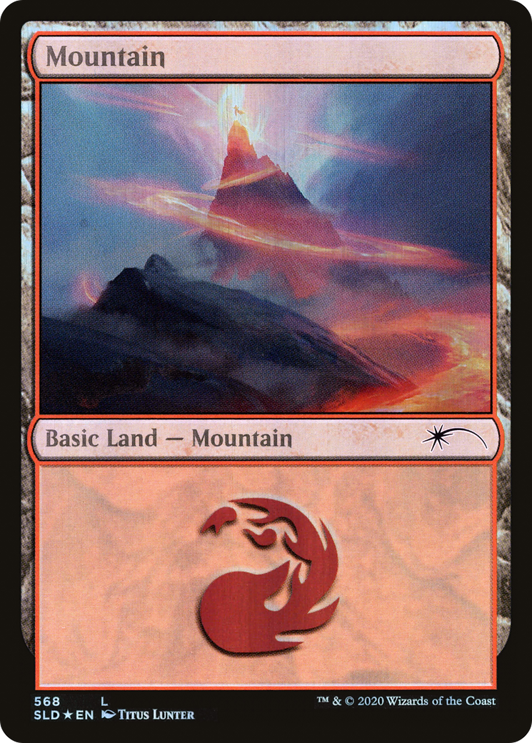 Mountain (568) (SLD-568)  Foil - Secret Lair Drop