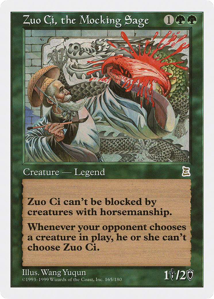 Zuo Ci, the Mocking Sage (PTK-165)  - Portal Three Kingdoms