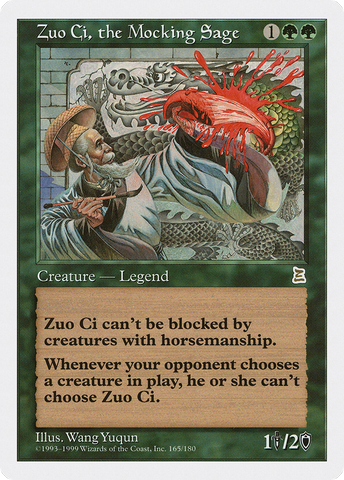 Zuo Ci, the Mocking Sage (PTK-165)  - Portal Three Kingdoms
