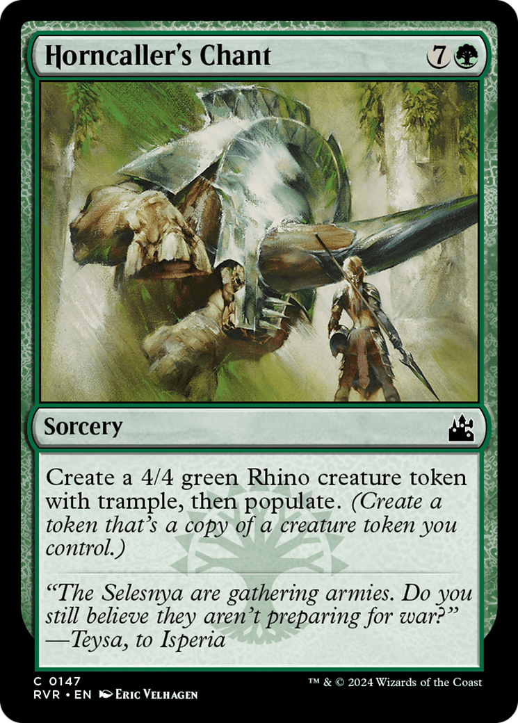 Horncaller's Chant (RVR-147)  Foil - Ravnica Remastered