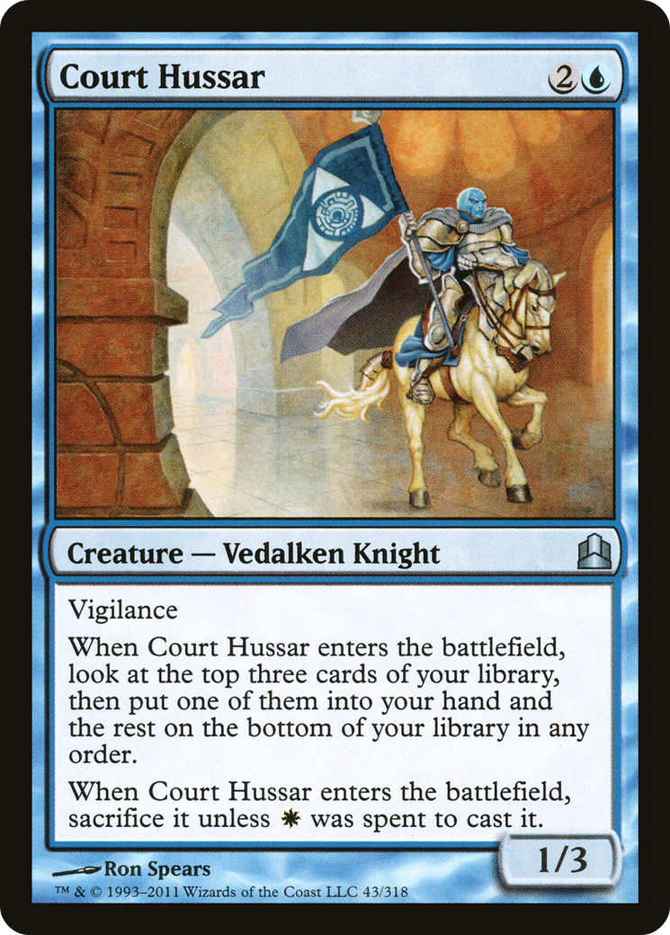 Court Hussar (CMD-043)  - Commander 2011