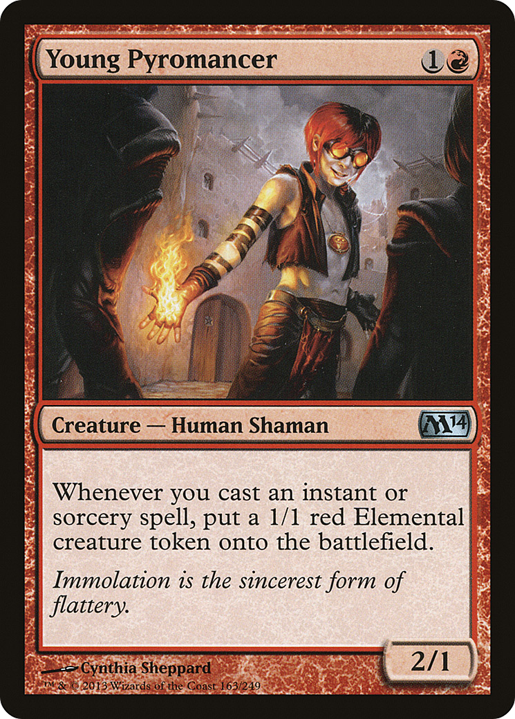 Young Pyromancer (M14-163)  - Magic 2014