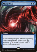 Mana Drain (Extended Art) (CMR-637)  - Commander Legends: (Extended Art)