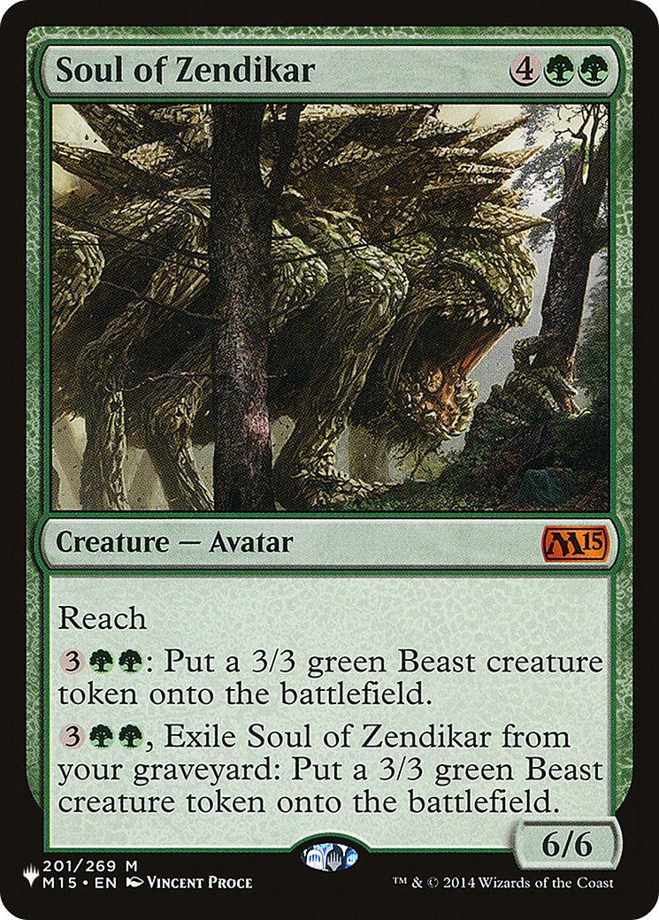 Soul of Zendikar (LIST-M15-201)  - The List