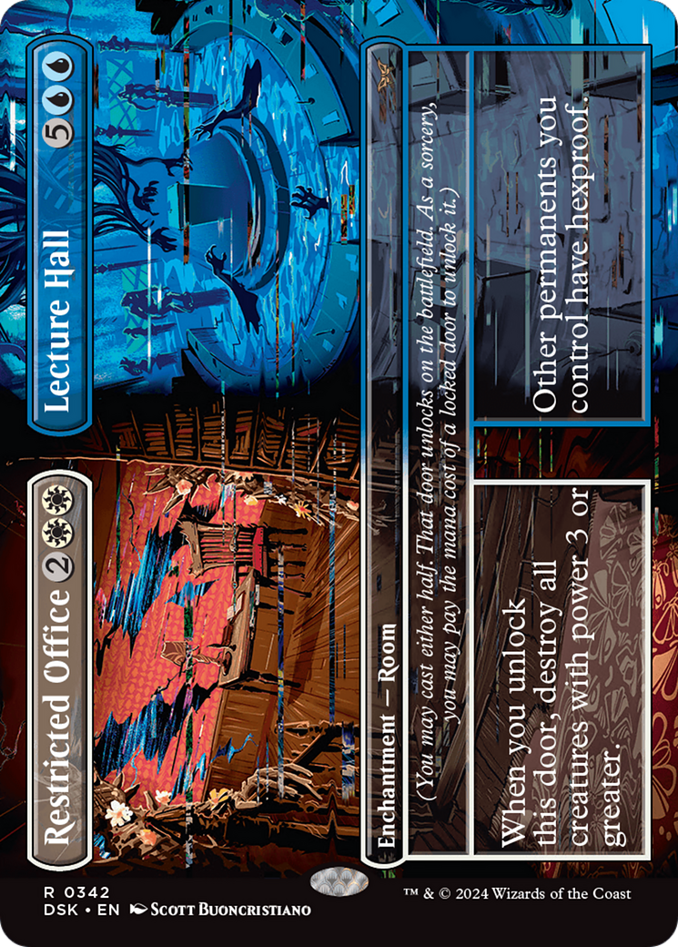 Restricted Office // Lecture Hall (Borderless) (DSK-342)  - Duskmourn: House of Horror