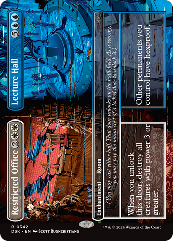 Restricted Office // Lecture Hall (Borderless) (DSK-342)  - Duskmourn: House of Horror