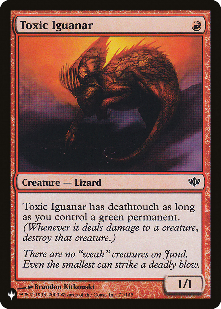 Toxic Iguanar (LIST-CON-72)  - The List