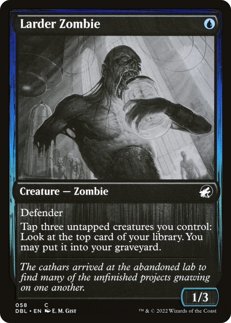 Larder Zombie (DBL-058)  Foil - Innistrad: Double Feature