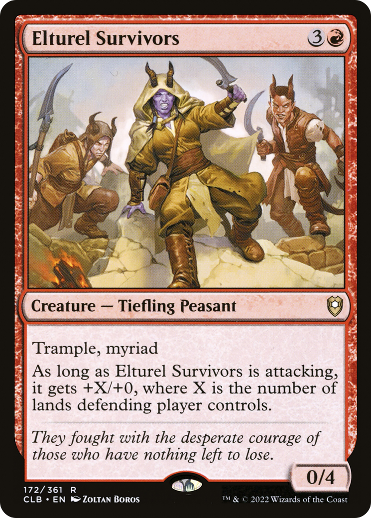 Elturel Survivors (CLB-172)  - Commander Legends: Battle for Baldur's Gate