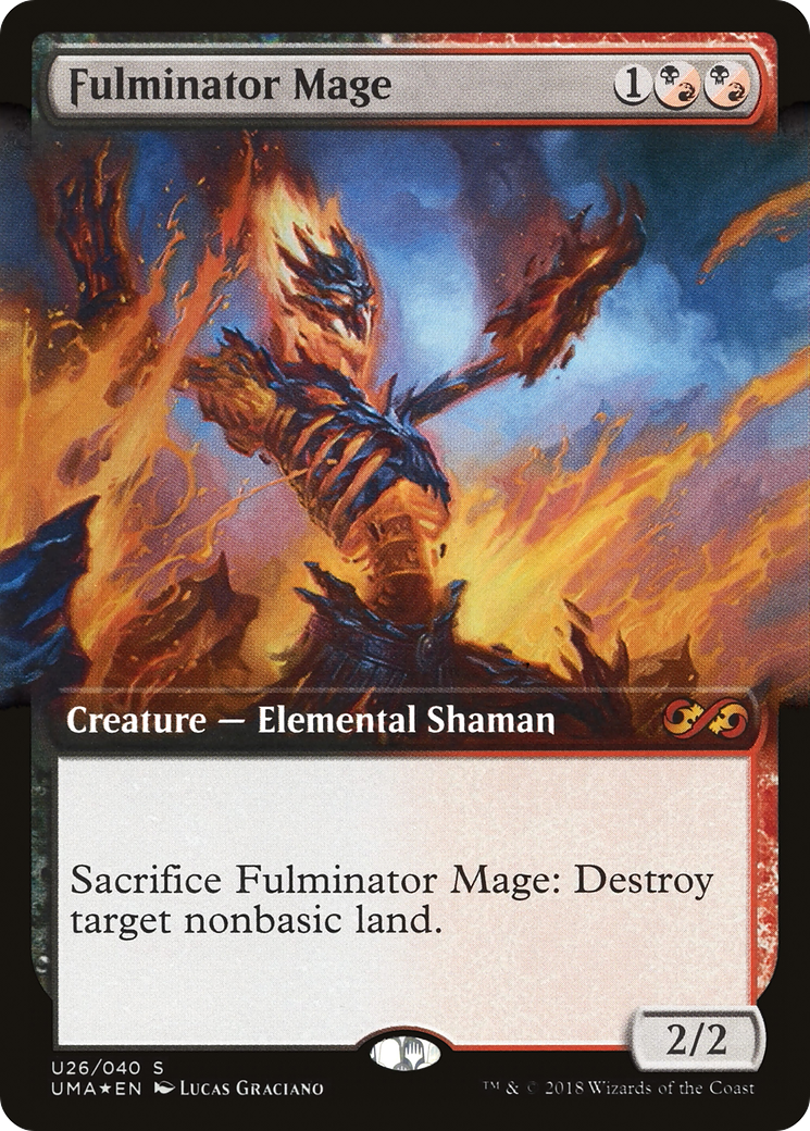 Fulminator Mage (UMA:BT-U26)  Foil - Ultimate Box Topper: (Extended Art)