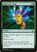 Aggressive Urge (RIX-122)  Foil - Rivals of Ixalan