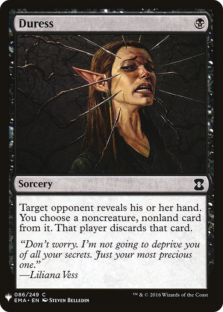 Duress (LIST-EMA-86)  - The List