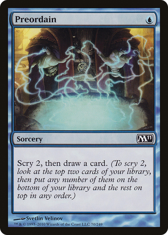 Preordain (M11-070)  Foil - Magic 2011