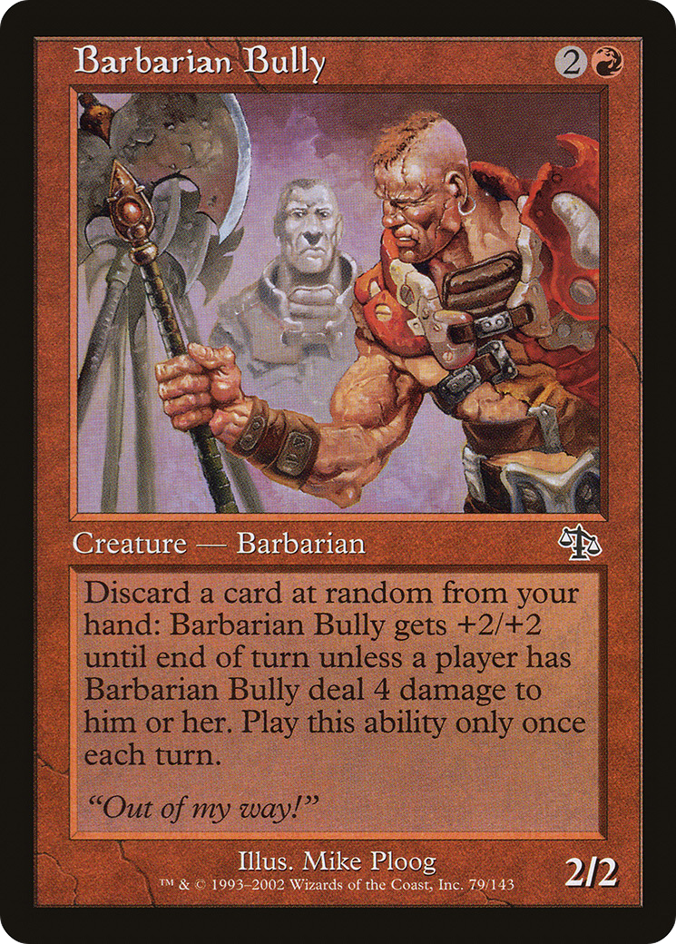 Barbarian Bully (JUD-079)  Foil - Judgment
